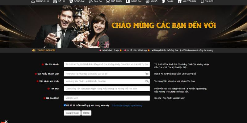 Đăng ký I9bet chỉ mất 30S